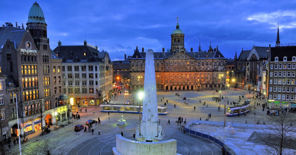 La Plaza Dam, uno de los emblemas de Ámsterdam. Jean-Baptiste Rabouan (Gtres).