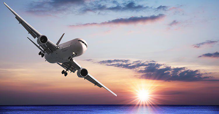 avión en vuelo