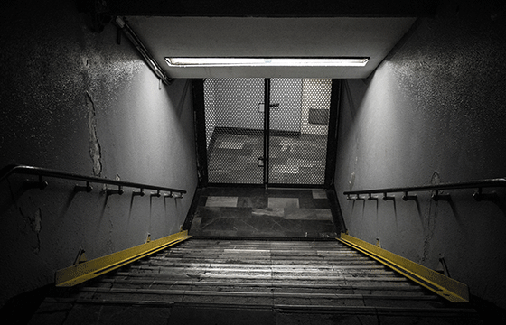 escaleras del metro