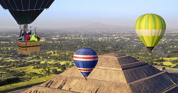 globos en teotihuacan