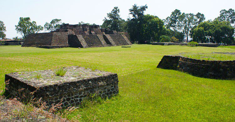 Zona arqueológica en Cuernavaca.