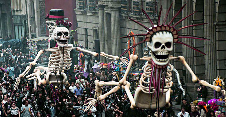 Desfile de muertos.