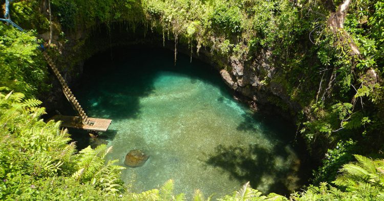 Piscina natural.