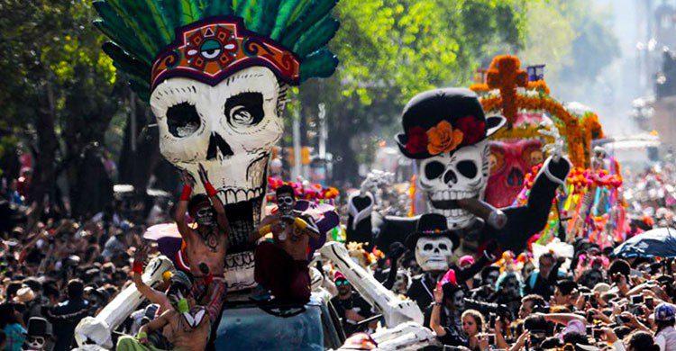 Desfile de muertos.