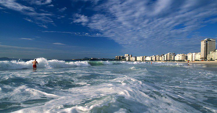 Espectacular playa brasileña.