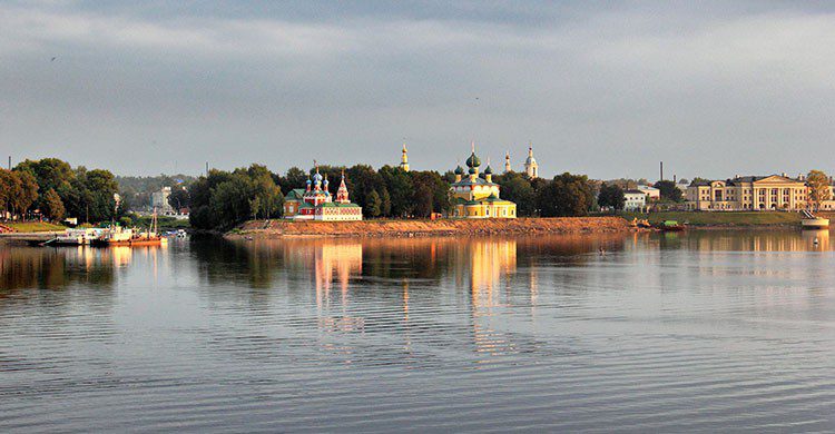 Hermoso paisaje ruso.