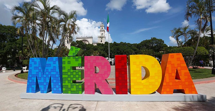 Ciudad de Mérida en Yucatán.