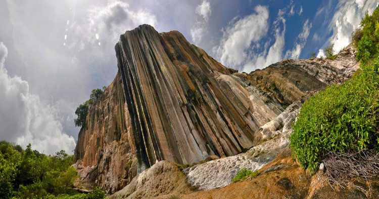 Hierve el Agua en el estado de Oaxaca.