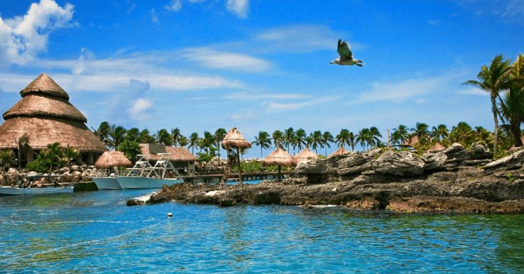 Playa de la Riviera Maya en el estado de Quintana Roo.