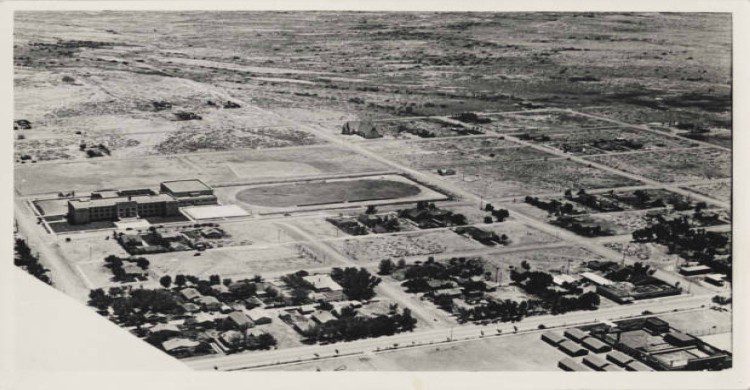 Las Vegas, Estados Unidos en 1930 blanco y negro