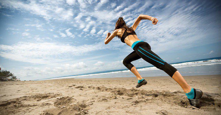 Mujer corriendo