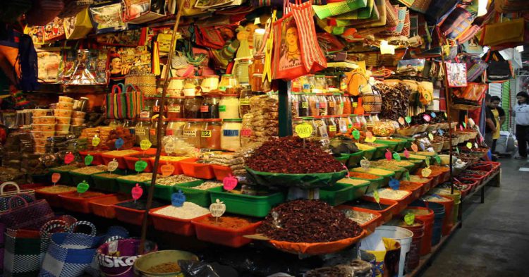 Principal mercado en la ciudad de Oaxaca