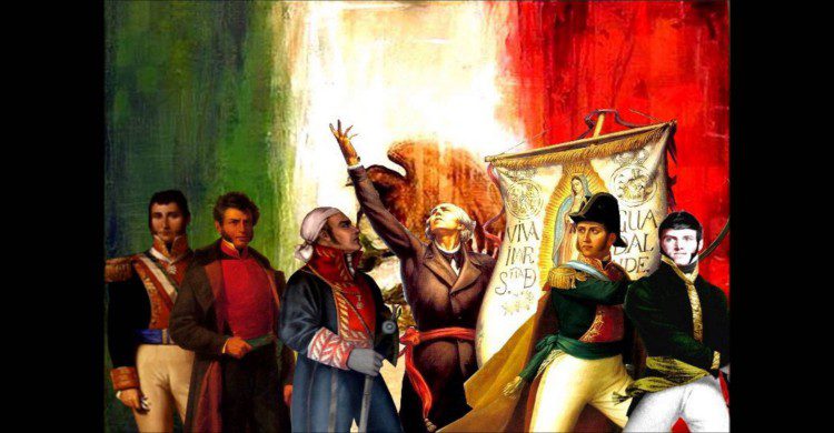 Pintura de los héroes de Independencia 