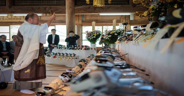 Ritual funerario en Japón 